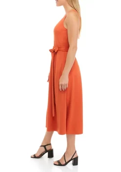Brand new ✨ AK Anne Klein 👩 Women's Sleeveless Scoop Neck Midi 👗 Dress 😀 -Deals Anne Klein Store Belk 736