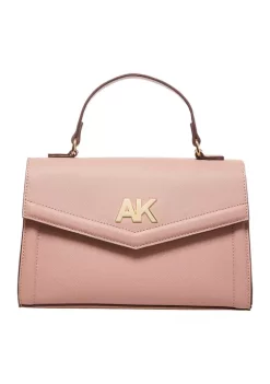 Flash Sale 🧨 Anne Klein Logo Flap Top Handle Satchel 👏