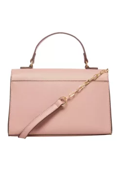 Flash Sale 🧨 Anne Klein Logo Flap Top Handle Satchel 👏 -Deals Anne Klein Store Belk 76