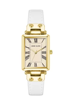 Buy 💯 Anne Klein 👩 Women's Cream Dial White ⌚ Watch ✔️ -Deals Anne Klein Store Belk 855