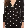 Flash Sale 🎁 Anne Klein Dot ITY Wrap Top 👏
