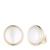 Outlet ⌛ Anne Klein Gold-Tone Faux Pearl Clip Earrings 🥰