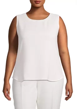 Cheap ✔️ Anne Klein Plus Size U-Neck Tank ❤️