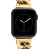 Promo 🧨 Anne Klein Gold-Tone Mixed Metal Chain Bracelet compatible with 42/44/45/Ultra(49mm) Apple ⌚ Watch® ✨