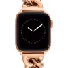 Outlet 🔔 Anne Klein Rose Gold-Tone Mixed Metal Chain Bracelet compatible with 38/40/41mm Apple ⌚ Watch® 🛒