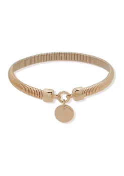 Cheapest 😉 Anne Klein Gold Tone Omega Stretch Bracelet 😍